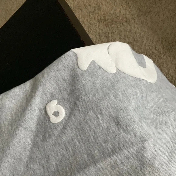 Sp5der hoodie heather grey brand new size large
